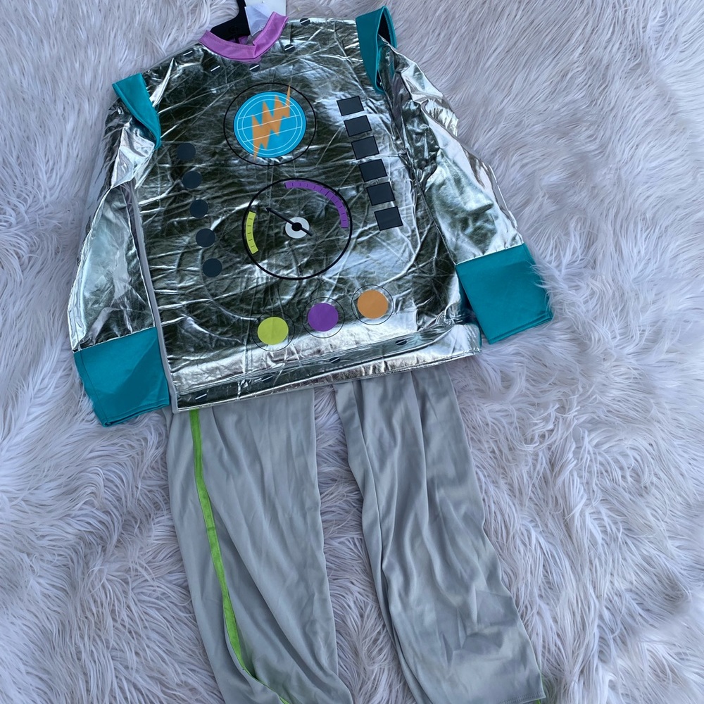 Kids Space Explorer Costume - Silver and Teal